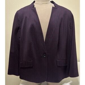 Talbots Women’s Plus Size 22W Aberdeen Blazer Career Preppy Academia Demure